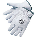 Gray Split Cowhide Driver Gloves